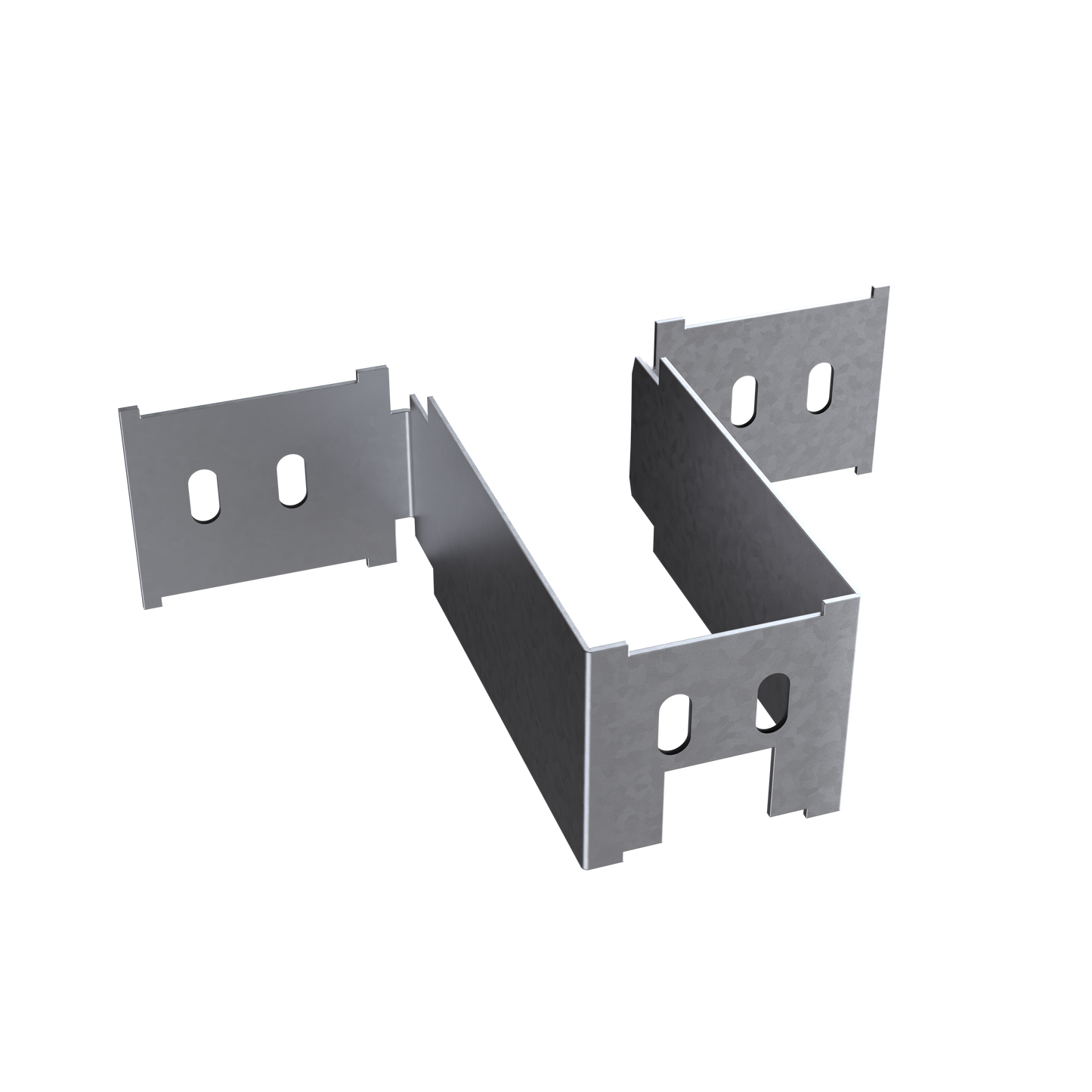 Accessoire structurel aluminium pour lambourde, vue détourée