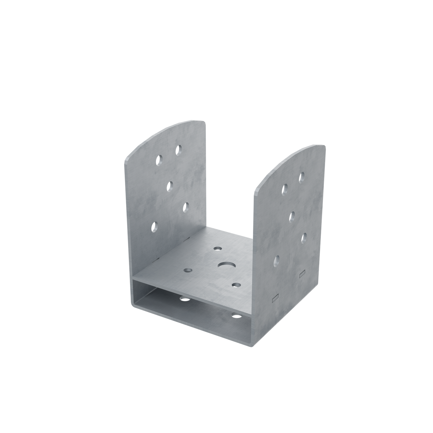 Support en U en acier galvanisé pour fixation de structures en bois