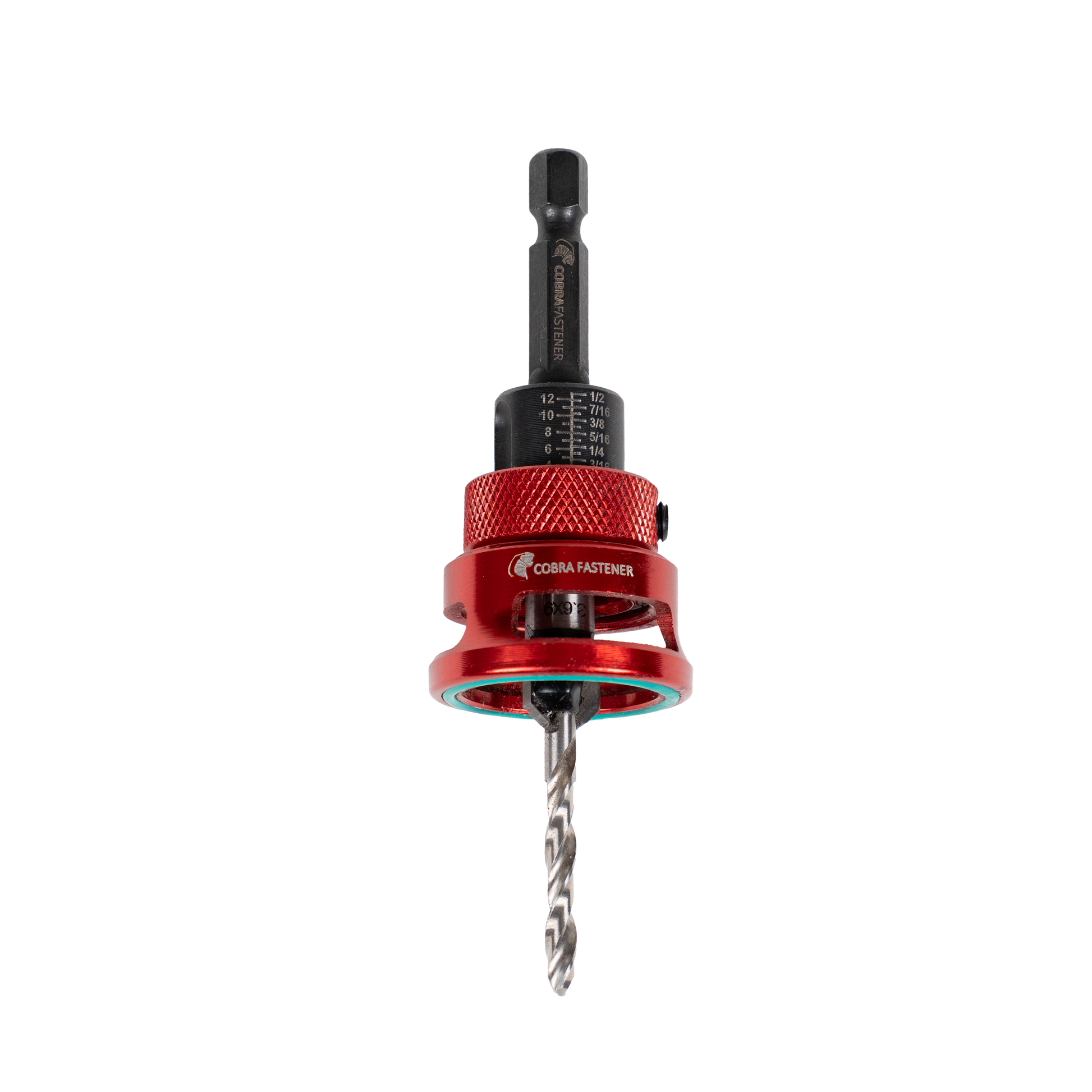 Système de fixation inox pour terrasse, vis et clips Cobra, vue détourée