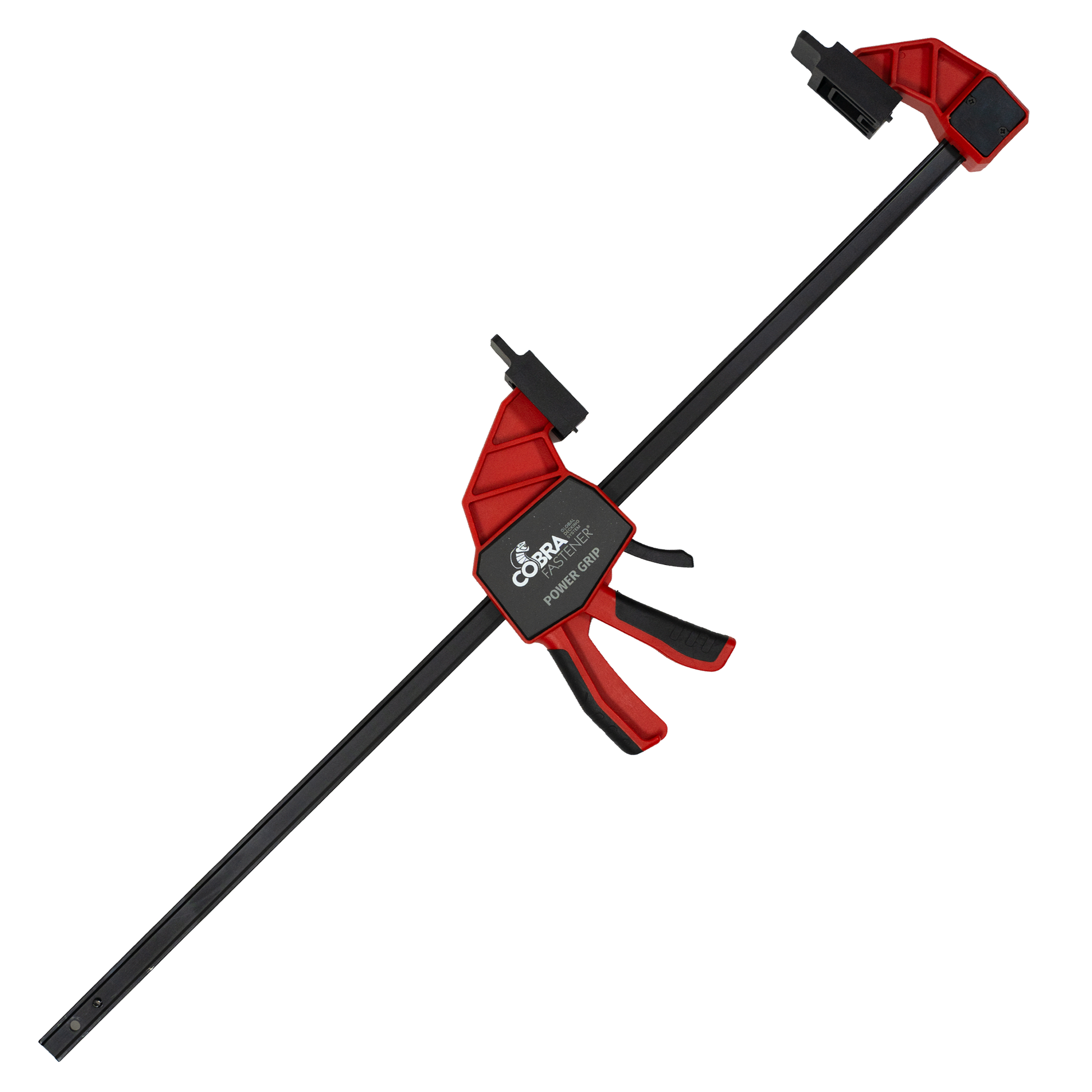Système de fixation inox pour terrasse, serre-joint Cobra, vue détourée