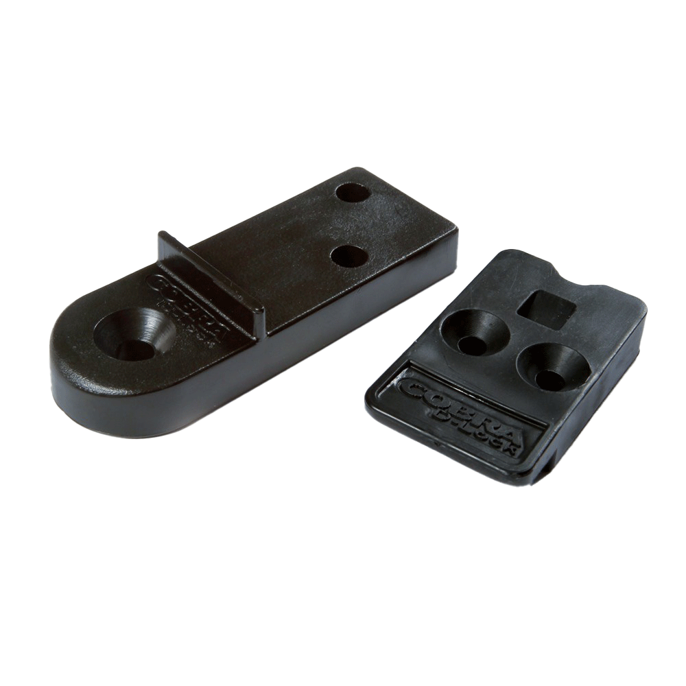 Système de fixation inox pour terrasse, composants de la gamme Cobra