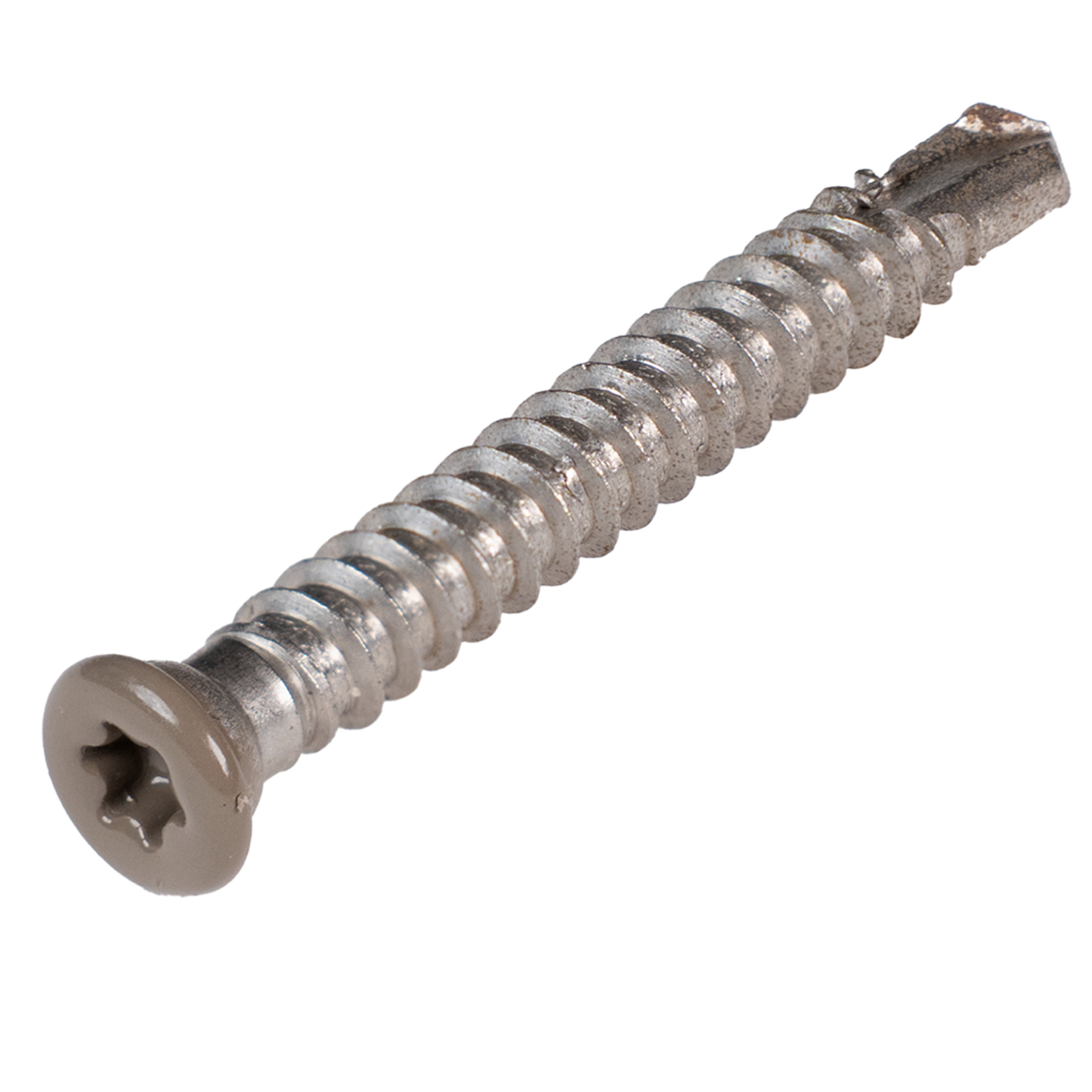 Vis inox pour lambourde aluminium 5x45 mm couleur gris clair
